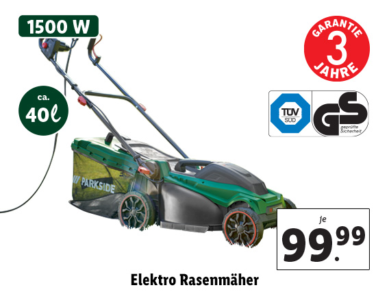 Elektro Rasenmäher