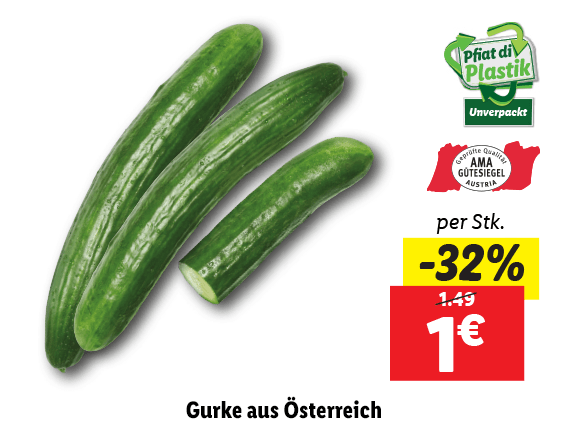 Gurke aus Österreich