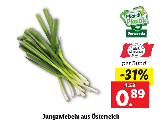 Jungzwiebeln aus Österreich