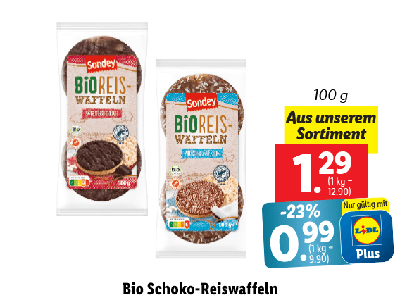 Bio Schoko-Reiswaffeln