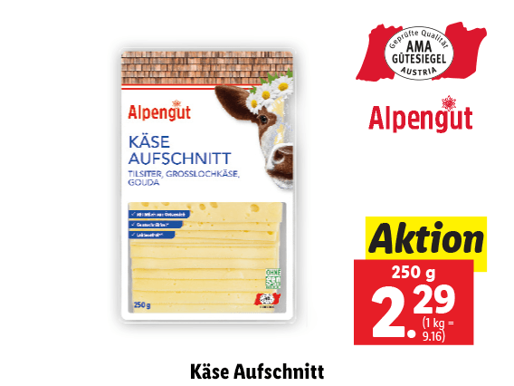 Käse Aufschnitt