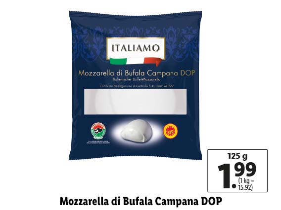 Mozzarella di Bufala Campana DOP 