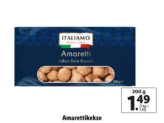  Amarettikekse 