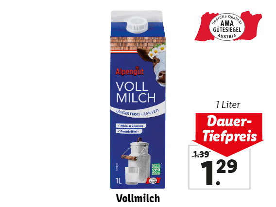  AMA Längerfrische Vollmilch 3,5%