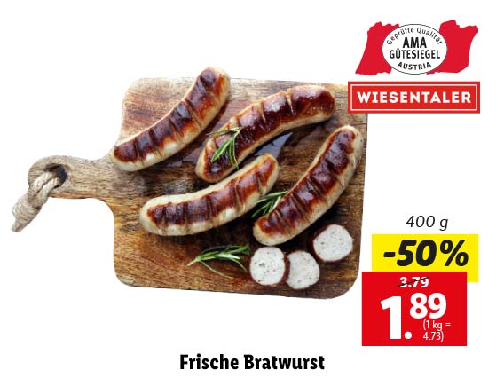  Frische Bratwurst 