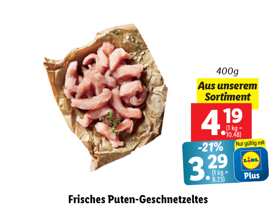  Frisches Puten-Geschnetzeltes 