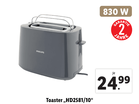  Toaster „HD2581/​10“ 