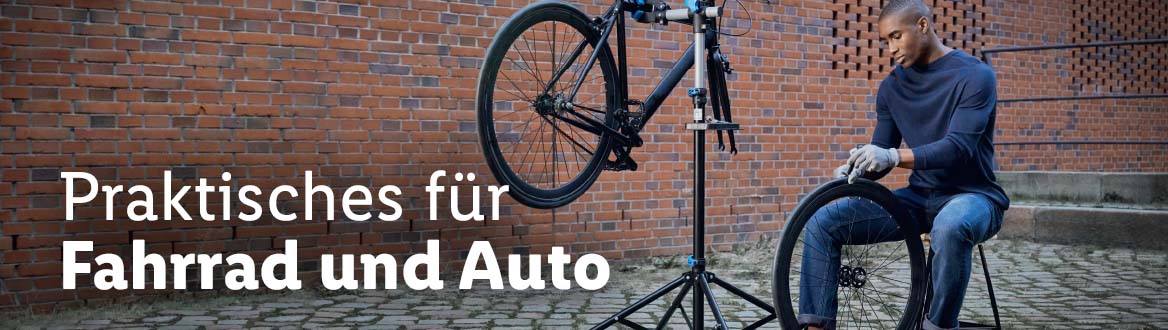 Praktisches für Fahrrad und Auto