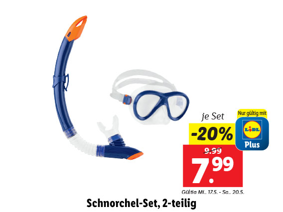 Schnorchel-Set, 2-teilig