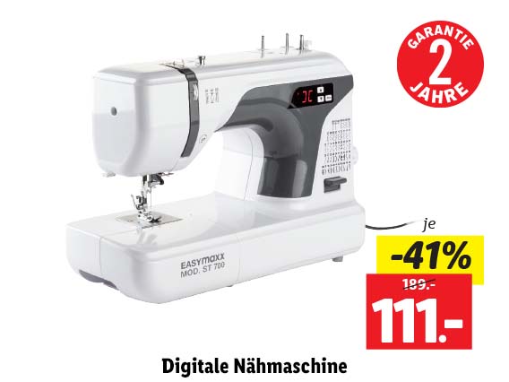 Digitale Nähmaschine 