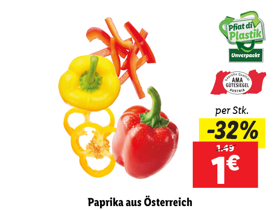 Paprika aus Österreich