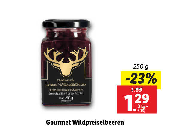 Gourmet Wildpreiselbeeren