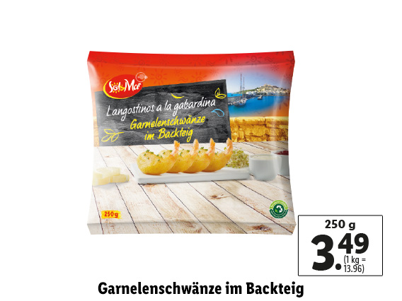  Garnelenschwänze im Backteig 