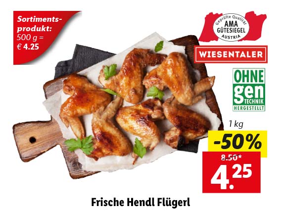  Frische Hendl Flügerl 