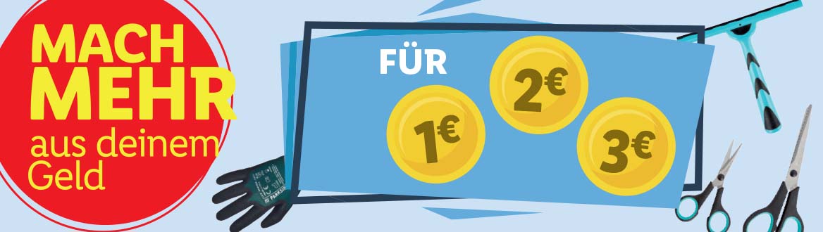 Mach mehr aus deinem Geld, gültig ab Donnerstag, 1. Juni