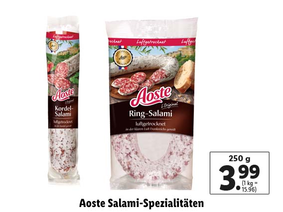 Salami-Spezialitäten