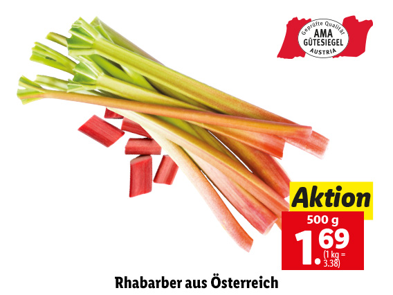 Rhabarber aus Österreich