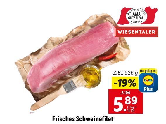Frisches Schweinefilet