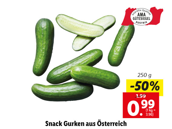 Snack Gurken aus Österreich