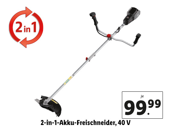 2-in-1-Akku-Freischneider, 40 V