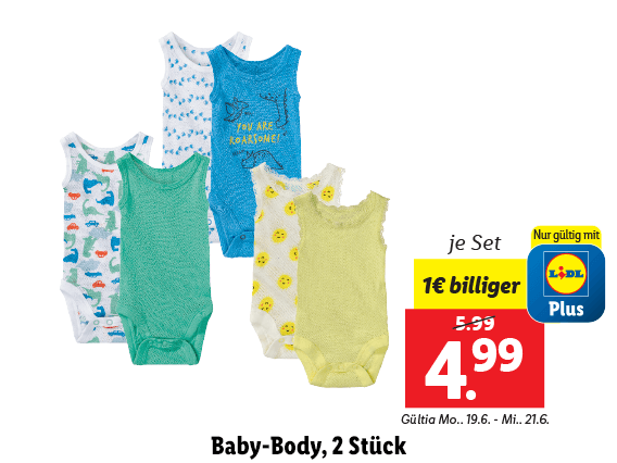 Baby-Body, 2 Stück