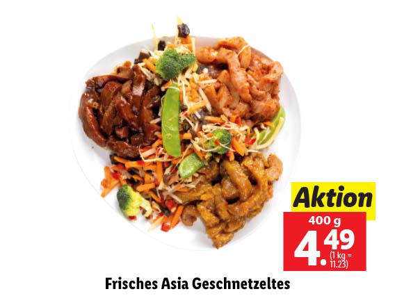  Frisches Asia Geschnetzeltes 