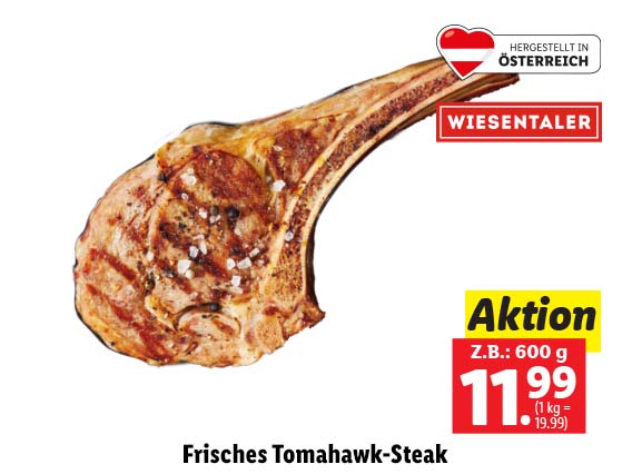  Frisches Tomahawk-Steak 