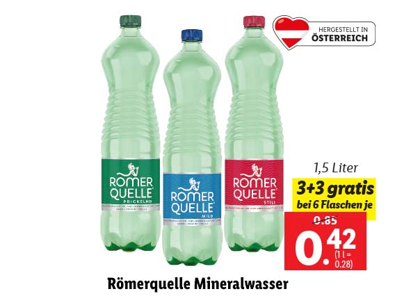 RÖMERQUELLE Mineralwasser