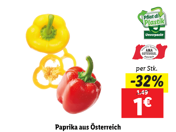 Paprika aus Österreich