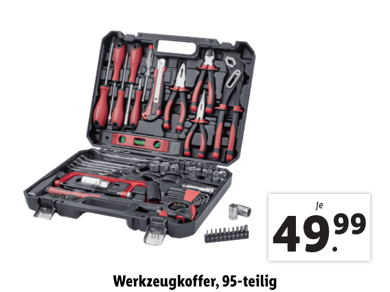 Werkzeugkoffer, 95-teilig