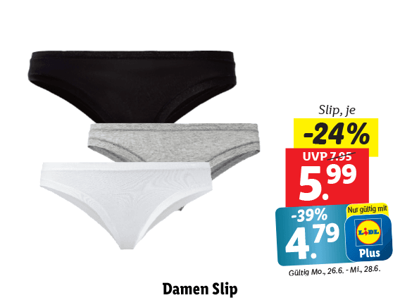 Damen Slip