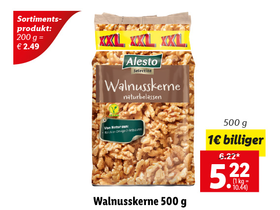  Walnusskerne 500 g 