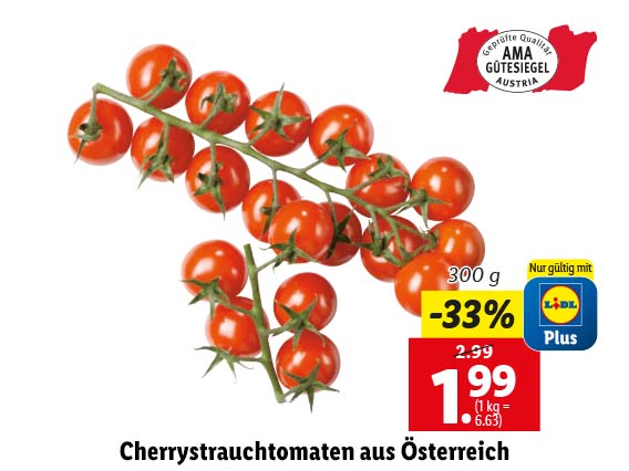  Cherrystrauchtomaten aus Österreich