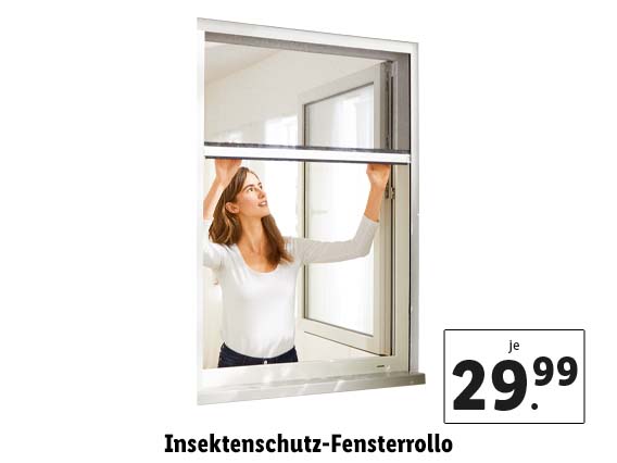 Insektenschutz-Fensterrollo