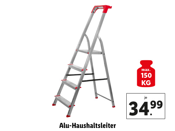 Alu-Haushaltsleiter