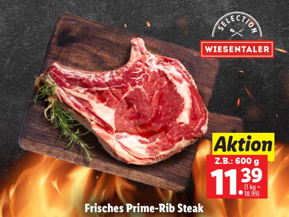 Frisches Prime-Rib Steak