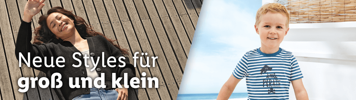 Neue Styles für groß und klein, gültig ab Montag, 24. Juli