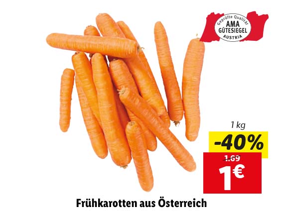 Frühkarotten aus Österreich