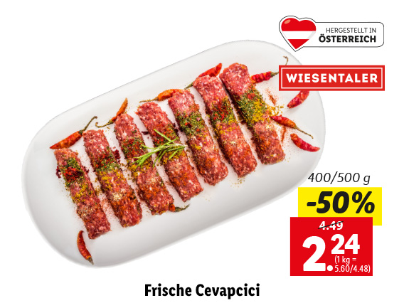 Frische Cevapcici