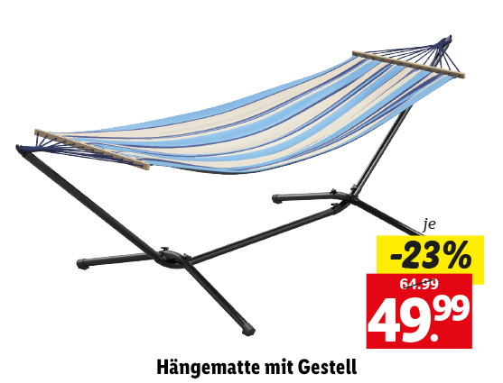 Hängematte mit Gestell