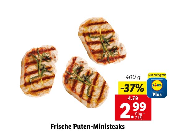  Frische Puten-Ministeaks 