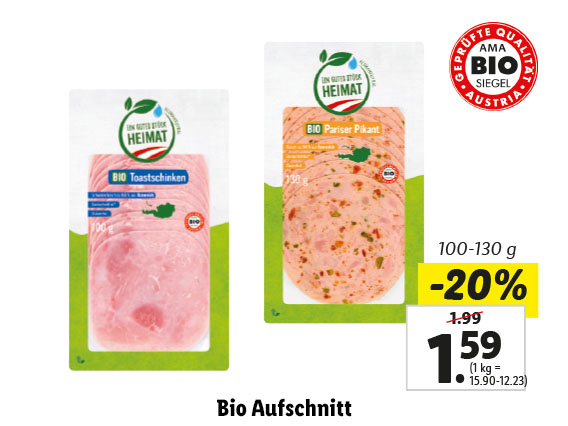  Bio Aufschnitt 