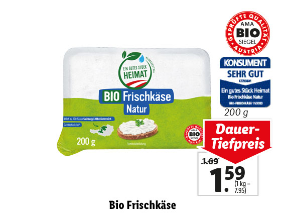  Bio Frischkäse 