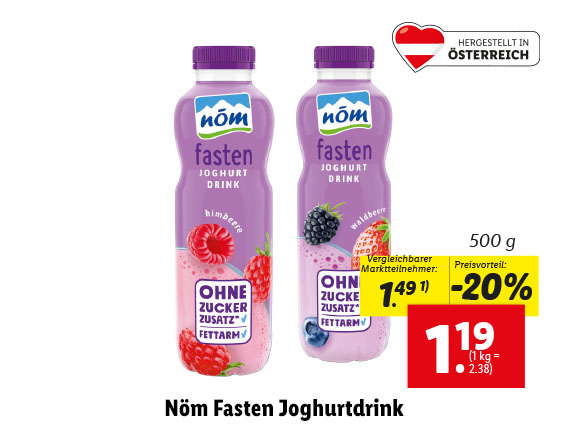  Fasten Joghurtdrink 