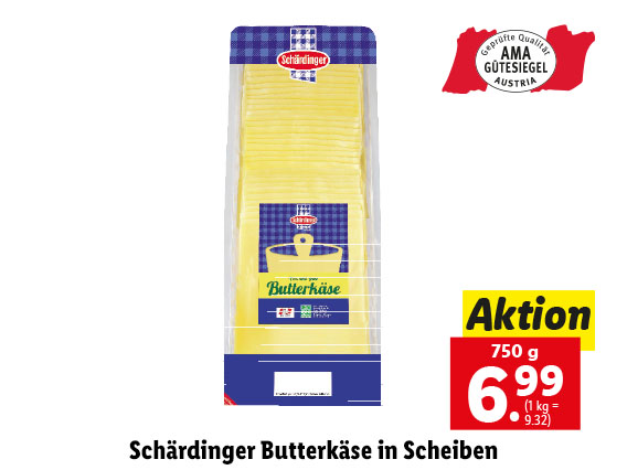  Butterkäse in Scheiben 