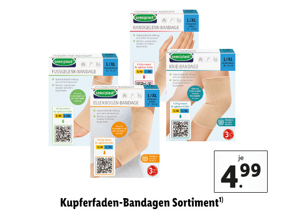  Kupferfaden-Bandagen Sortiment