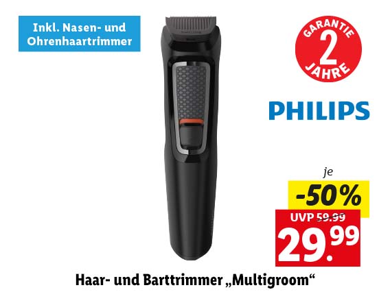  Haar- und Barttrimmer „Multigroom“ 