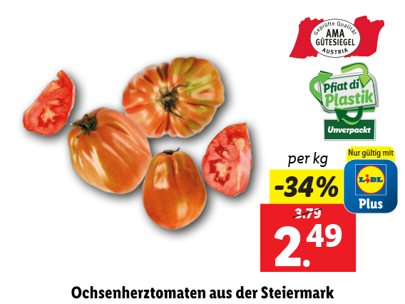 Ochsenherztomaten aus der Steiermark