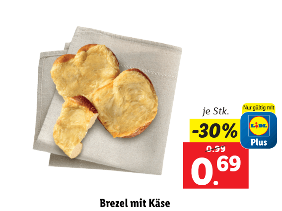 Brezel mit Käse