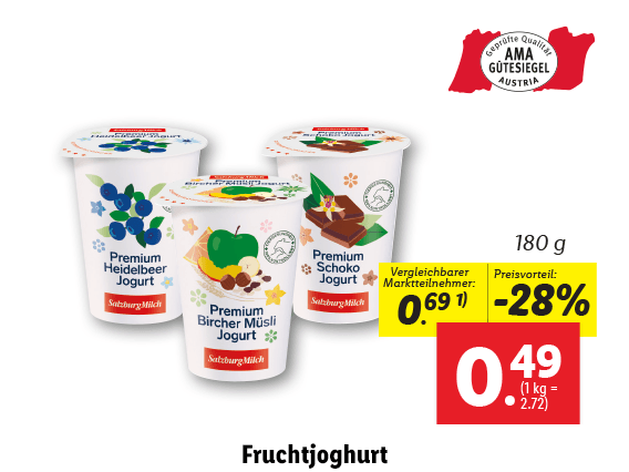 SalzburgMilch Fruchtjoghurt